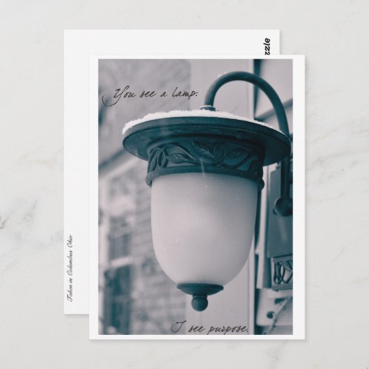 目的 ポストカード (正面/裏面)