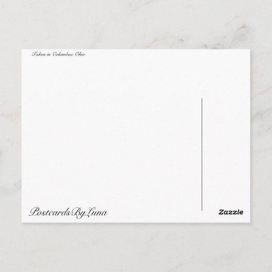 目的 ポストカード (裏面)