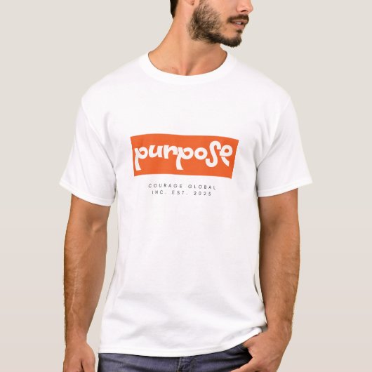 目的 Tシャツ (正面)