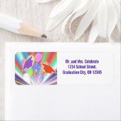 目盛お祝いキャップとバルーン ラベル (インサイチュ)