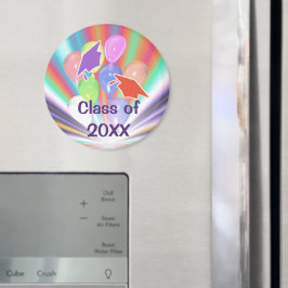 目盛りお祝いキャップとバルーン磁石 マグネット