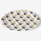 目盛りキャップお祝い ペーパープレート (アングル)