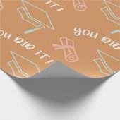 目盛りキャップの包装紙パターン ラッピングペーパー (角)