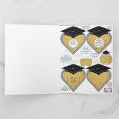 目盛りキャップハートフレームオーナメント1 3/4"写真 カード (内部)