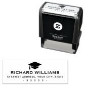 目盛りキャップ差出人住所 セルフインキングスタンプ (インサイチュ)