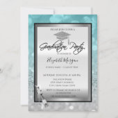 目盛りキャップ、ワイングラス《写真》ぼけ味銀目盛り 招待状 (正面)