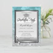 目盛りキャップ、ワイングラス《写真》ぼけ味銀目盛り 招待状 (スタンド正面)