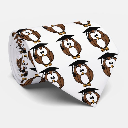 目盛り付き帽子ネックタイ付きふくろう ネクタイ (ロール)