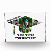 目盛モダンキャップ状丁合アクリル フォトブロック (正面)