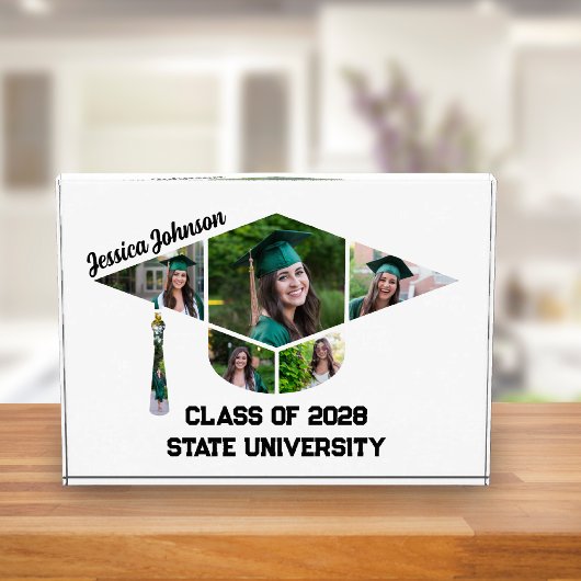 目盛モダンキャップ状丁合アクリル フォトブロック