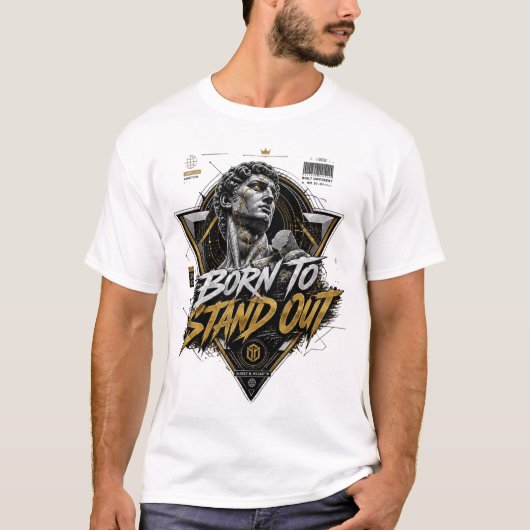 目立って生まれつき Tシャツ (正面)