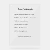 目立つイベントサイン！ アクリルサイン (正面)