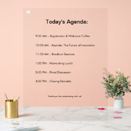 目立つイベントサイン！ アクリルサイン