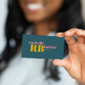 目立つスタイル |レトロソーシャルメディアQRコード 名刺