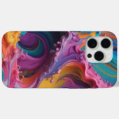 目立つスタイル：人目を引く抽象芸術 Case-Mate iPhoneケース (裏面 (横))