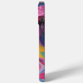 目立つスタイル：人目を引く抽象芸術 Case-Mate iPhoneケース (裏面 / 左)