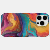 目立つスタイル:人目を引く抽象芸術 Case-Mate iPhoneケース (裏面 (横))