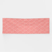 目立つパター赤と白ンを持つ画像 横断幕 (横)