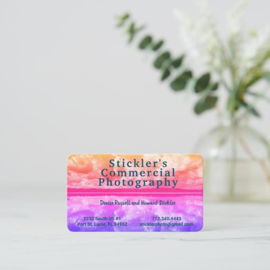 目立つ名刺 名刺 (スタンド正面)