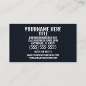 目立つ精神性 名刺 (裏面)