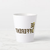 目立違うつ カフェラテマグ (正面)