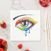 目色彩の鮮やか スタンダードランチョンナプキン (インサイチュ)