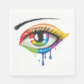 目色彩の鮮やか スタンダードランチョンナプキン (正面)