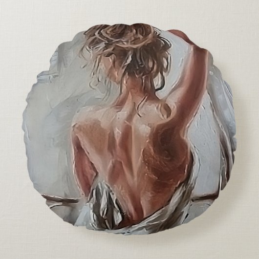 目覚いけなめる ラウンドクッション (正面)