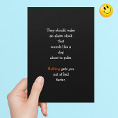 目覚おもしろいめ犬のプーク目覚まし時計のジョーク笑い笑い シーズンカード