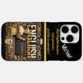 目覚ましい英語先生を称える Case-Mate iPhoneケース (裏面 (横))