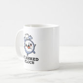 目覚ましおもしろい時計のパン コーヒーマグカップ (正面左)