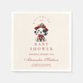 目覚ましの赤ちゃんシャワーを浴びる スタンダードカクテルナプキン (正面)