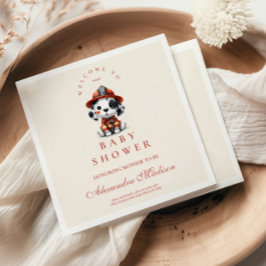 目覚ましの赤ちゃんシャワーを浴びる スタンダードカクテルナプキン