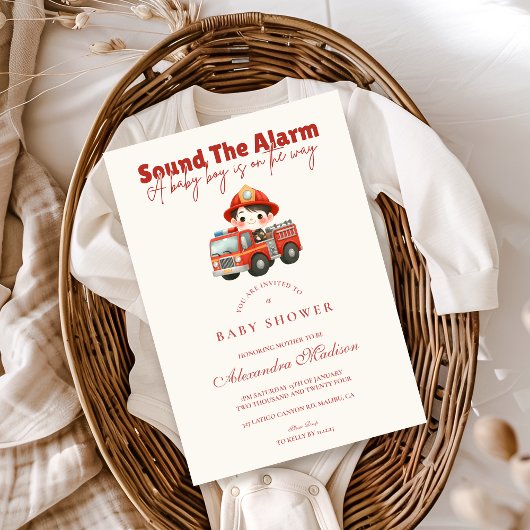 目覚ましの赤ちゃんシャワーを浴びる 招待状