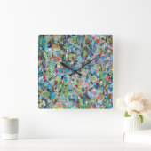 目覚まし壁時計 スクエア壁時計 (ホーム)