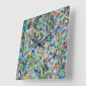 目覚まし壁時計 スクエア壁時計 (傾斜)