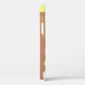 目覚まし時計のスヌーズのボタンを押す女の子の手 Case-Mate iPhoneケース (裏面 / 右)