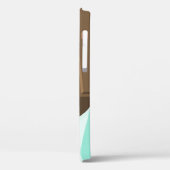 目覚まし時計のスヌーズのボタンを押す女の子の手 Case-Mate iPhoneケース (裏面 / 左)