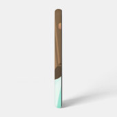 目覚まし時計のスヌーズのボタンを押す女の子の手 SAMSUNG GALAXYケース (左側面)