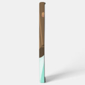 目覚まし時計のスヌーズのボタンを押す女の子の手 SAMSUNG GALAXYケース (左側面)