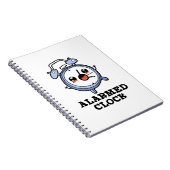 目覚まし時計のユーモア 目覚まし時計のダジャレ ノートブック (右側)