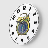 目覚まし時計 ラージ壁時計 (傾斜)