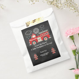 目覚まし音を立てて！消防車の赤ちゃんシャワー フェイバーバッグ