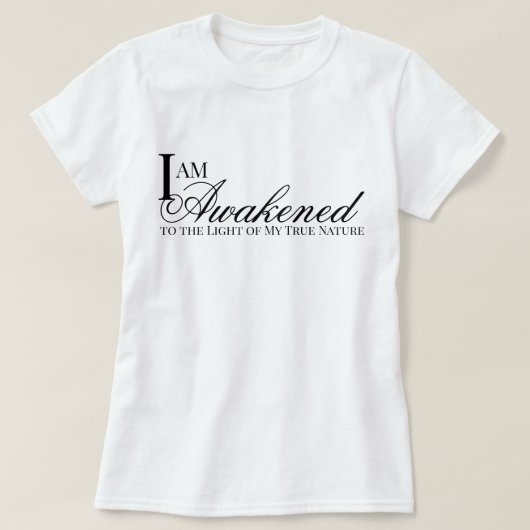 目覚めし肯定瞑想メッタ・プレイヤーTシャツ Tシャツ (デザイン正面)