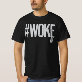 目覚めすぎたハッシュタグタイプの正義 Tシャツ