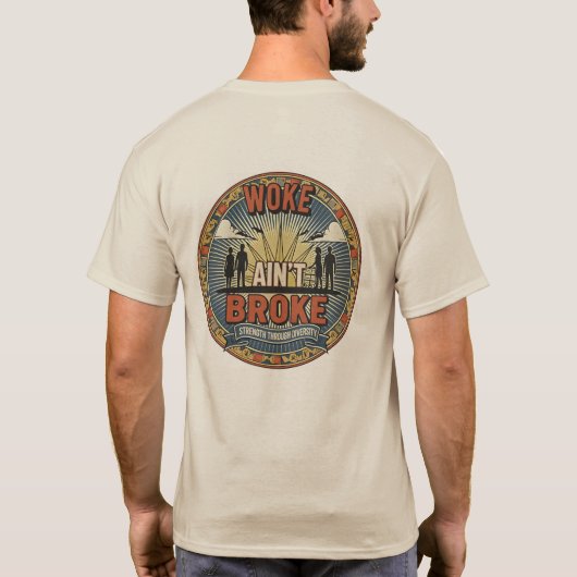 目覚めたって大丈夫シャツ Tシャツ (裏面)