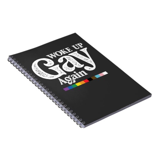 目覚めたゲイ再びサポートLGBTプライド ノートブック (右側)