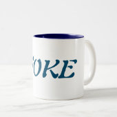 目覚めたコーヒーマグ ツートーンマグカップ (正面右)