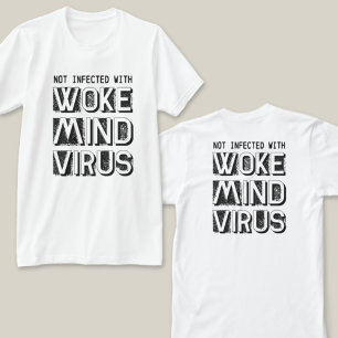 目覚めた心のウイルスの色に感染しカスタムていない Tシャツ