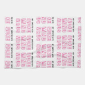 目覚めた心のウイルスパターンのに感染しカスタムない キッチンタオル (横)